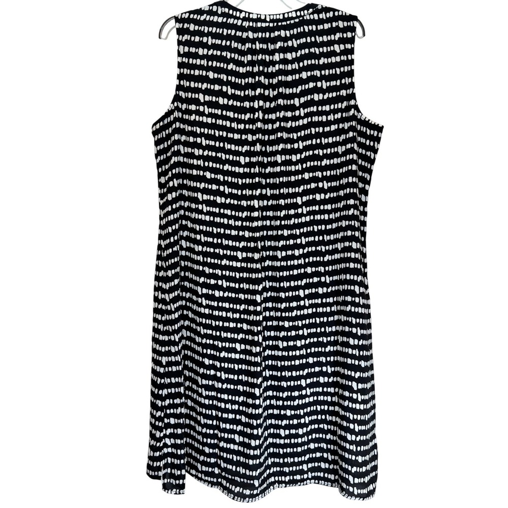 APT 9 Black‎ White Sleeveless Shift Dress Women 18W Office Church Summer New - Picture 8 of 8